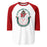 The Woodlands High School Highlanders Unisex 3/4 sleeve Raglan T-shirt 229