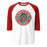 The Woodlands High School Highlanders Unisex 3/4 sleeve Raglan T-shirt 224