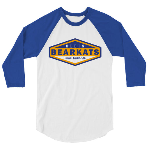 Klein High School Bearkats Unisex 3/4 Sleeve Raglan T-shirt 09