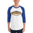 Man wearing a Klein High School Bearkats Unisex 3/4 Sleeve Raglan T-shirt 09