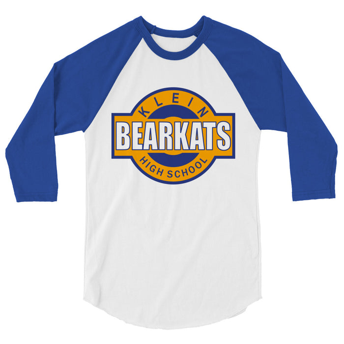 Klein High School Bearkats Unisex 3/4 Sleeve Raglan T-shirt 11