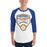 Man wearing a Klein High School Bearkats Unisex 3/4 Sleeve Raglan T-shirt 14