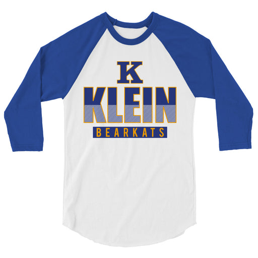 Klein High School Bearkats Unisex 3/4 Sleeve Raglan T-shirt 23