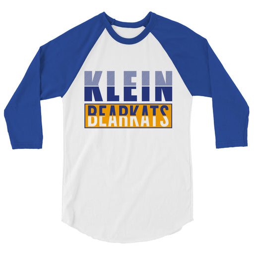 Klein High School Bearkats Unisex 3/4 Sleeve Raglan T-shirt 31