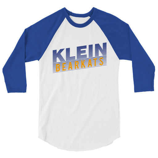 Klein High School Bearkats Unisex 3/4 Sleeve Raglan T-shirt 32