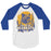 Klein High School Bearkats Unisex 3/4 Sleeve Raglan T-shirt 205