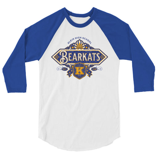 Klein High School Bearkats Unisex 3/4 Sleeve Raglan T-shirt 206