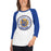 Woman wearing a Klein High School Bearkats Unisex 3/4 Sleeve Raglan T-shirt 207