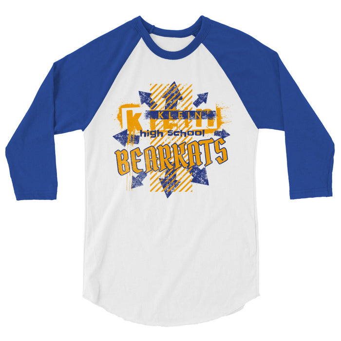 Klein High School Bearkats Unisex 3/4 Sleeve Raglan T-shirt 210