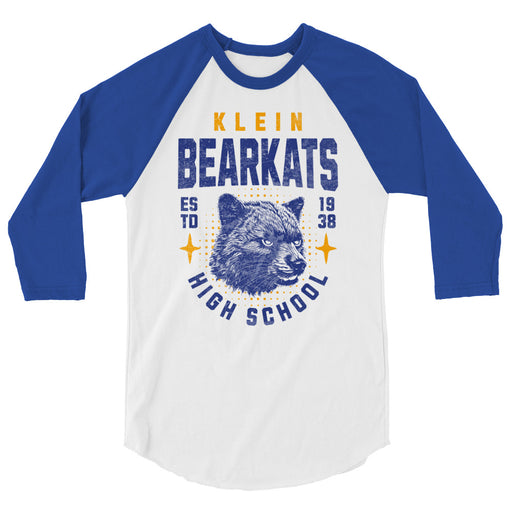 Klein High School Bearkats Unisex 3/4 Sleeve Raglan T-shirt 213