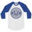 Cypress Creek High School Cougars Unisex 3/4 sleeve Raglan T-shirt 203