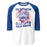 Dickinson High School Gators Unisex 3/4 sleeve Raglan T-shirt 205