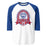 Dickinson High School Gators Unisex 3/4 sleeve Raglan T-shirt 212