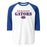 Dickinson High School Gators Unisex 3/4 sleeve Raglan T-shirt 222