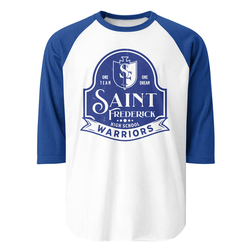 St. Frederick High School Warriors Unisex 3/4 Sleeve Raglan T-shirt 219