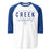 Cypress Creek High School Cougars Unisex 3/4 sleeve Raglan T-shirt 003
