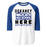 Dekaney High School Wildcats Unisex 3/4 sleeve Raglan T-shirt 231