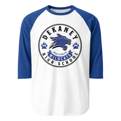 Dekaney High School Wildcats Unisex 3/4 sleeve Raglan T-shirt 215