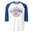 Dickinson High School Gators Unisex 3/4 sleeve Raglan T-shirt 211