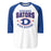 Dickinson High School Gators Unisex 3/4 sleeve Raglan T-shirt 204