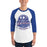 Man wearing Dickinson High School Gators Unisex 3/4 sleeve Raglan T-shirt 219