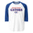 Dickinson High School Gators Unisex 3/4 sleeve Raglan T-shirt 017