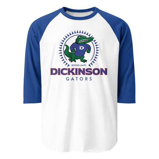 Dickinson High School Gators Unisex 3/4 sleeve Raglan T-shirt 226