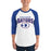 Man wearing Dickinson High School Gators Unisex 3/4 sleeve Raglan T-shirt 234