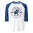 Dickinson High School Gators Unisex 3/4 sleeve Raglan T-shirt 201