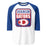 Dickinson High School Gators Unisex 3/4 sleeve Raglan T-shirt 001