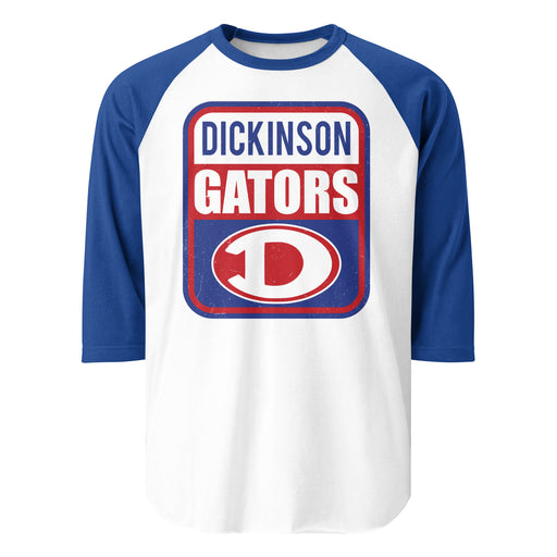 Dickinson High School Gators Unisex 3/4 sleeve Raglan T-shirt 001