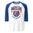Grand Oaks High School Grizzlies Unisex 3/4 sleeve Raglan T-shirt 204
