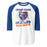 Grand Oaks High School Grizzlies Unisex 3/4 sleeve Raglan T-shirt 205
