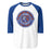 Grand Oaks High School Grizzlies Unisex 3/4 sleeve Raglan T-shirt 224