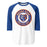 Grand Oaks High School Grizzlies Unisex 3/4 sleeve Raglan T-shirt 226