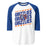 Grand Oaks High School Grizzlies Unisex 3/4 sleeve Raglan T-shirt 223