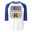 Klein High School Bearkats Unisex 3/4 Sleeve Raglan T-shirt 001