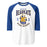 Klein High School Bearkats Unisex 3/4 Sleeve Raglan T-shirt 213