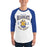 Man wearing Klein High School Bearkats Unisex 3/4 Sleeve Raglan T-shirt 213