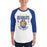 Man wearing Klein High School Bearkats Unisex 3/4 Sleeve Raglan T-shirt 204