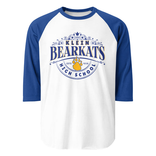 Klein High School Bearkats Unisex 3/4 Sleeve Raglan T-shirt 211
