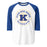 Klein High School Bearkats Unisex 3/4 Sleeve Raglan T-shirt 214