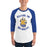 Man wearing Klein High School Bearkats Unisex 3/4 Sleeve Raglan T-shirt 228