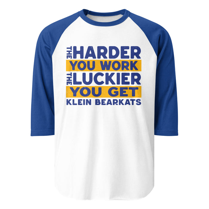 Klein High School Bearkats Unisex 3/4 Sleeve Raglan T-shirt 238