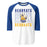 Klein High School Bearkats Unisex 3/4 Sleeve Raglan T-shirt 233