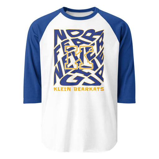 Klein High School Bearkats Unisex 3/4 Sleeve Raglan T-shirt 236