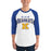 Man wearing Klein High School Bearkats Unisex 3/4 Sleeve Raglan T-shirt 234