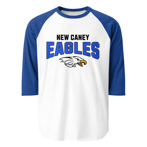 New Caney High School Eagles Unisex 3/4 sleeve Raglan T-shirt 234
