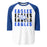 New Caney High School Eagles Unisex 3/4 sleeve Raglan T-shirt 233