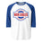 Oak Ridge High School War Eagles Unisex 3/4 sleeve Raglan T-shirt 011 royal